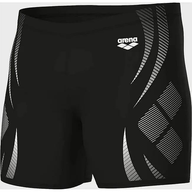 Плавки-шорты для мужчин Arena POSEIDONIA SWIM MID JAMMER черный, белый