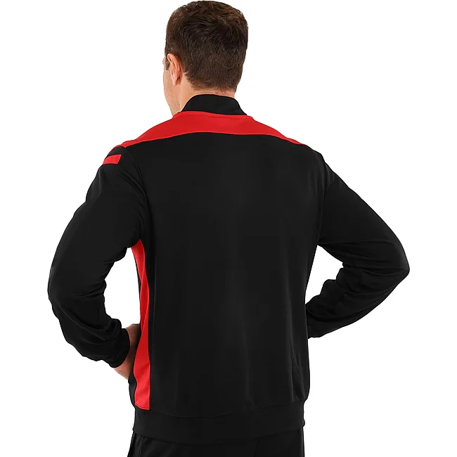 Спортивний костюм
 кофта на блискавці та штани JOMA

 CHAMPIONSHIP VI 101953-106
 (Чорний-червоний)