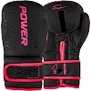 Боксерские перчатки PowerPlay 3024 Ultra Mat Черно-Розовые
