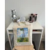 Экошопер BookOpt ВК4087 MONET Женщина с бежевым зонтиком.
