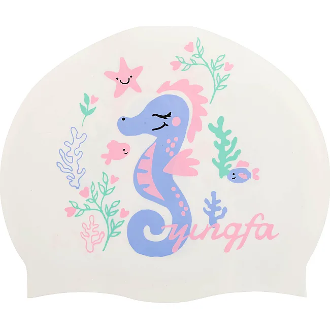 Детская шапочка для плавания YINGFA K0012 (Фиолетовый)