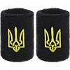 Спортивный напульсник
 впитывающий влагу Герб Украины BC-9280 1шт (Белый)