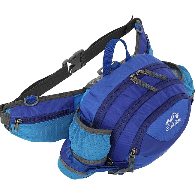Сумка на пояс спортивная многофункциональная 3в1 COLOR LIFE TY-5335 (Синий)