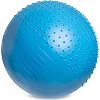 Фитбол мяч для фитнеса полумассажный 2в1 ZELART FI-4437-85 ø85см (Синий)