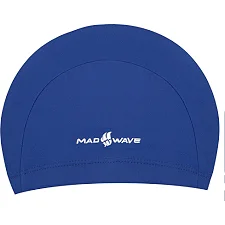 Шапочка для бассейна текстильная юниорская MADWAVE Lycra Junior M052001 (Синий)