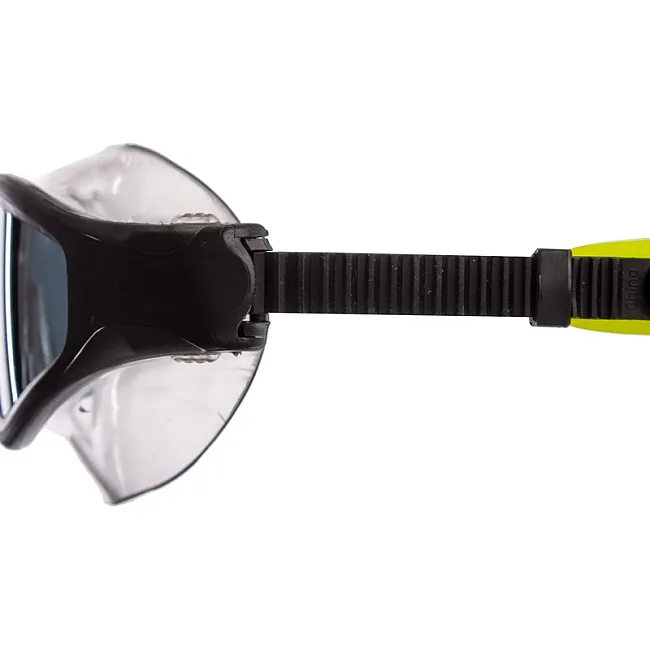 Окуляри для плавання дорослі MADWAVE
 FLAME M046102 (Жовто-чорний)