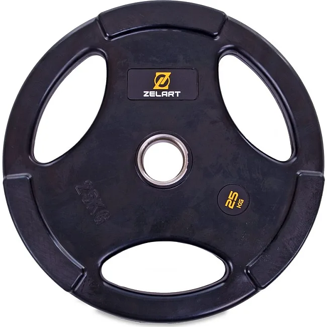 Млинець для штанги гумовий
 ZELART
 TA-2673-25 51мм 25кг