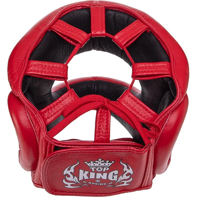 Шлем с бампером
 кожаный TOP KING Pro Training TKHGPT-OC (Черный)