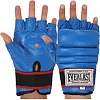 Распродажа! Перчатки снарядные шингарты кожаные с манжетом EVERLAST VL-01045 (Синий)