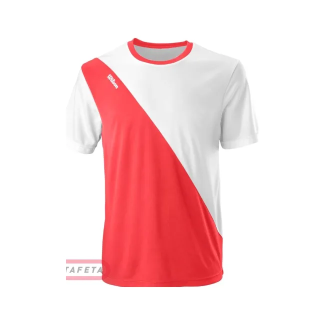 Футболка чоловіча Wilson TEAM II CREW white-coral