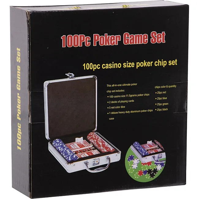 Набор для покера в алюминиевом кейсе Poker game set SP-SPORT
 IG-2470 100 фишек