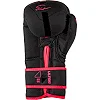 Боксерские перчатки PowerPlay 3024 Ultra Mat Черно-Розовые