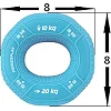 Эспандер кистевой силиконовый PowerPlay PP-4331 Light 10-15-20 кг. Голубой