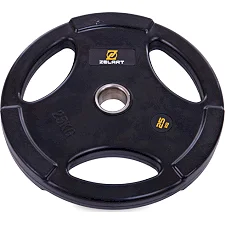 Млинець для штанги гумовий ZELART TA-2673-25 51мм 25кг