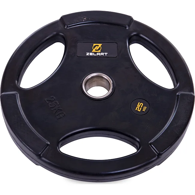 Млинець для штанги гумовий
 ZELART
 TA-2673-25 51мм 25кг