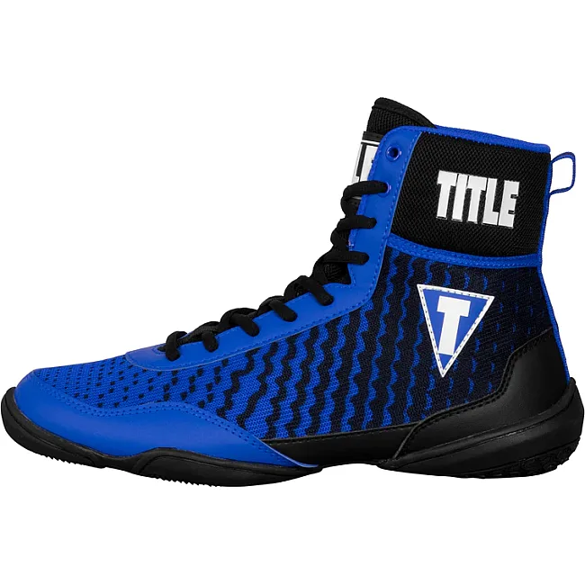 Боксерки для бокса TITLE Boxing Predator II 2.0 Black Blue