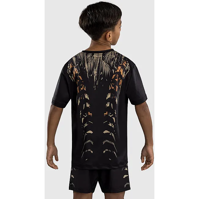 Детская футболка VENUM Tiger Dry Tech Black Neon Orange