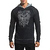 Двухсторонняя толстовка AFFLICTION AC Speed Tribe A24374 Slate Crystal Wash-Black