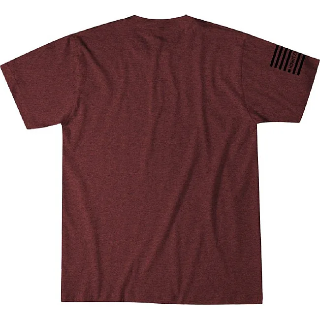 Футболка мужская HOWITZER Standard Patriot Burgundy Heather