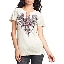 Женская футболка Sinful By AFFLICTION Keepsake Baby Tee