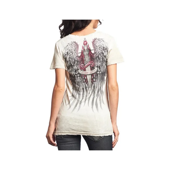 Женская футболка Sinful By AFFLICTION Keepsake Baby Tee