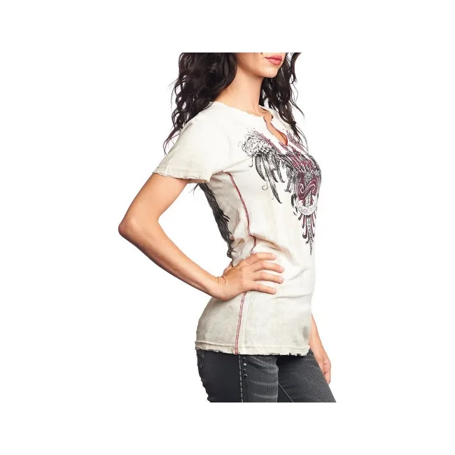 Женская футболка Sinful By AFFLICTION Keepsake Baby Tee