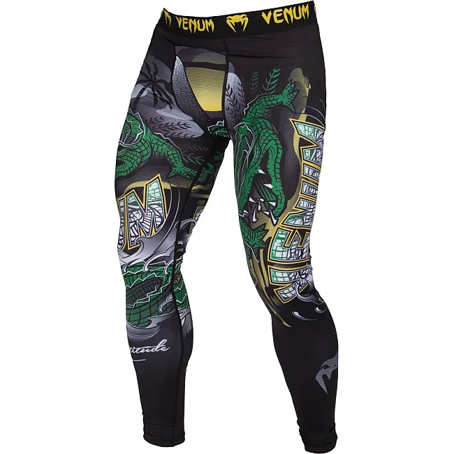 Компресійні штани VENUM Crocodile Black Green
