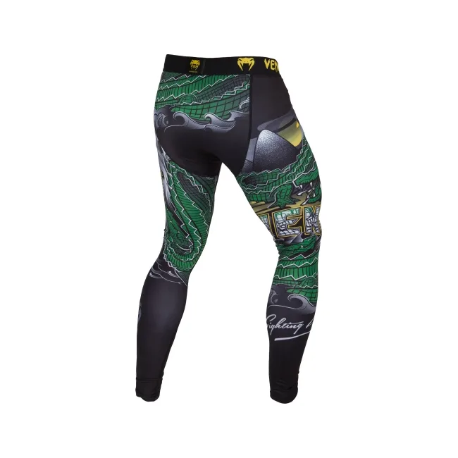 Компресійні штани VENUM Crocodile Black Green