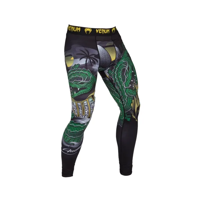 Компресійні штани VENUM Crocodile Black Green