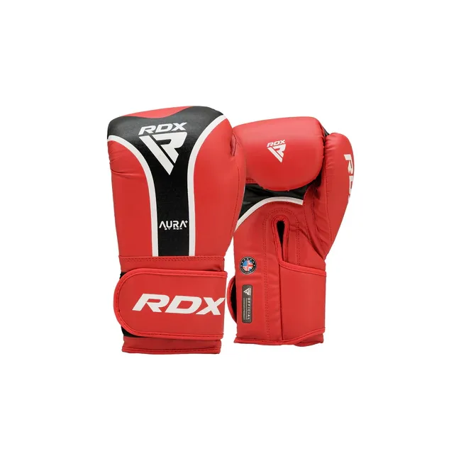Рукавички боксу RDX Aura Plus T-17 RedBlack