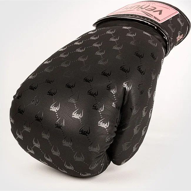 Перчатки для бокса VENUM Impact Monogram Black Pink Gold