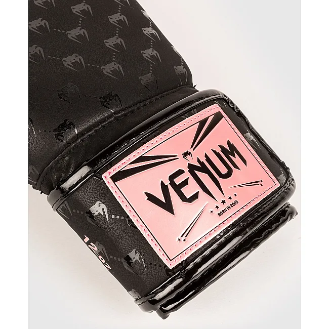 Перчатки для бокса VENUM Impact Monogram Black Pink Gold