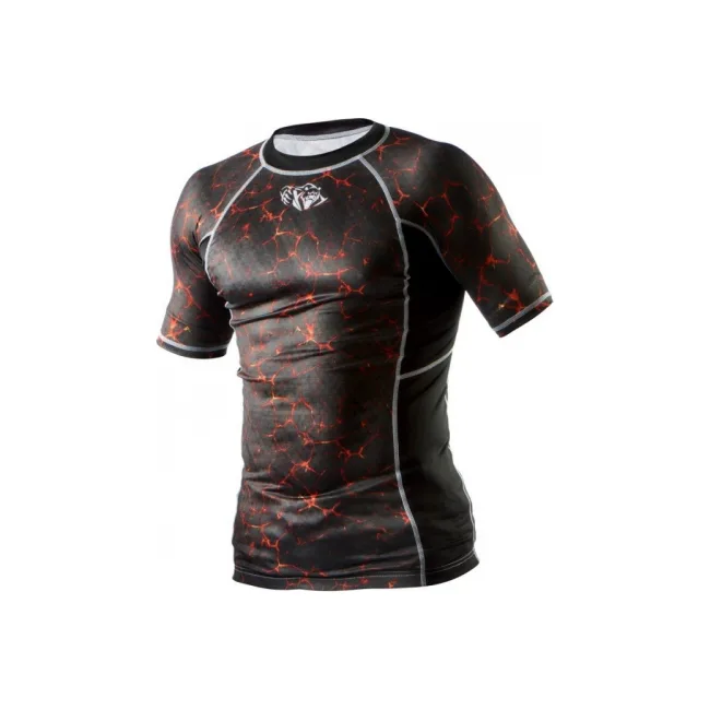 Рашгард Peresvit Immortal Silver Force Rashguard Short Sleeve Lava