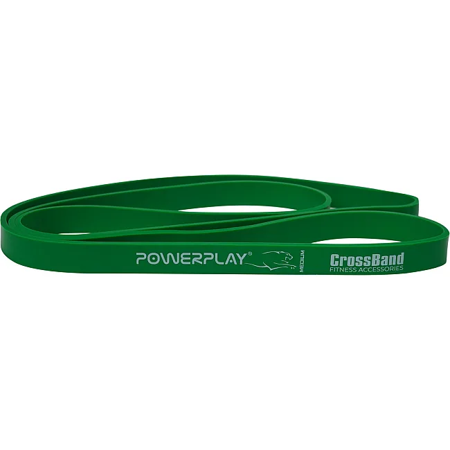 Резинка-петля для фитнеса POWERPLAY 4115 Power Band Зеленая (16-32кг)