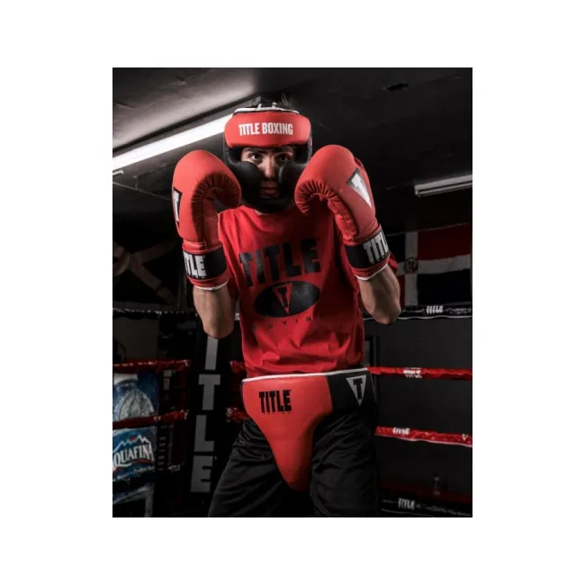 Тренировочный шлем для бокса Title Select Leather Full Face