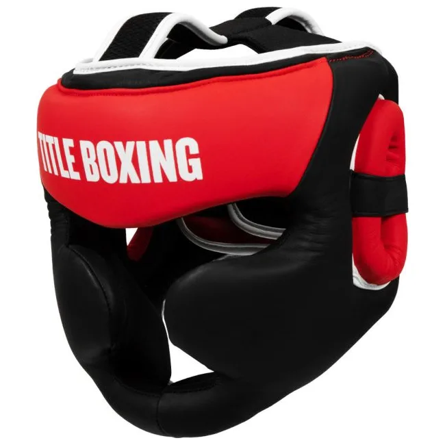 Тренировочный шлем для бокса Title Select Leather Full Face
