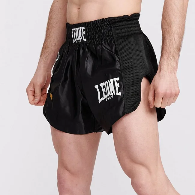 Шорты для тайского бокса LEONE Flag Black