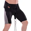 Пояс атлетический для отягощения текстильный с цепью и карабином VALEO Dipping Belt TA-4422 спинка-17см