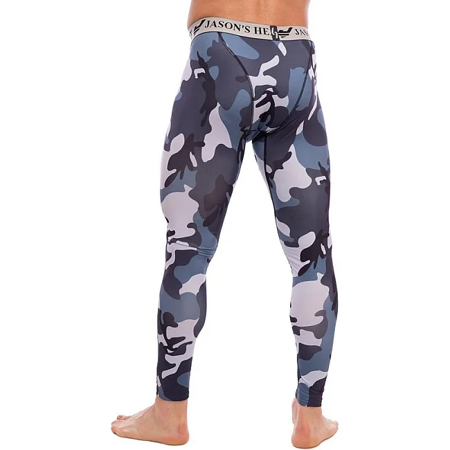 Компрессионные штаны леггинсы тайтсы JASON 3037 (Камуфляж Multicam Black)