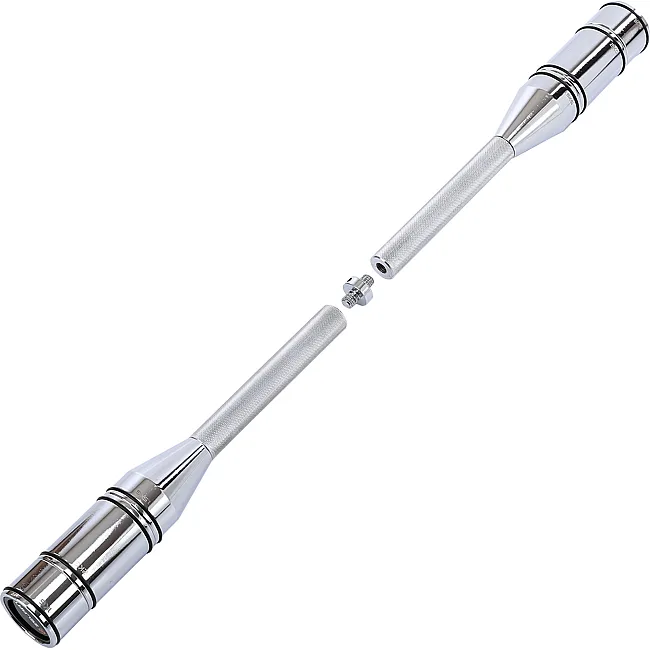 Біта сталева булава для кросфіту розсувна Adjustable Macebell MDbuddy FI-2513 1шт вага 12кг хром