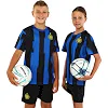 Футбольна форма дитяча із символікою клубу INTER MILAN домашня 2024 SP-SPORT CO-7194 (Синій-чорний)