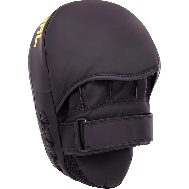 Лапа боксерская изогнутая тренировочная FLEX FISTRAGE VL-5485 24x18x6см 2штуки (Черный-салатовый)