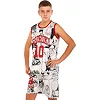 Детская баскетбольная форма
 NBA клуб Shuhoku 10 BA-6609 (Белый-красный)