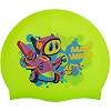Шапочка для бассейна силиконовая юниорская MADWAVE Junior MAD BOT M057915 (Красный)