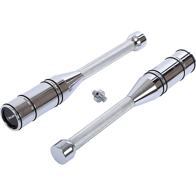 Біта сталева булава для кросфіту розсувна Adjustable Macebell MDbuddy FI-2513 1шт вага 12кг хром