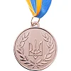 Медаль спортивная с лентой SP-SPORT
 UKRAINE с украинской символикой C-6865 ø5см (Золотой)