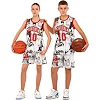 Детская баскетбольная форма
 NBA клуб Shuhoku 10 BA-6609 (Белый-красный)
