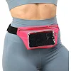 Сумка на пояс спортивная для бега с сенсорным экраном RUNNING WAISTPACK SP-SPORT GA-507 (Розовый)