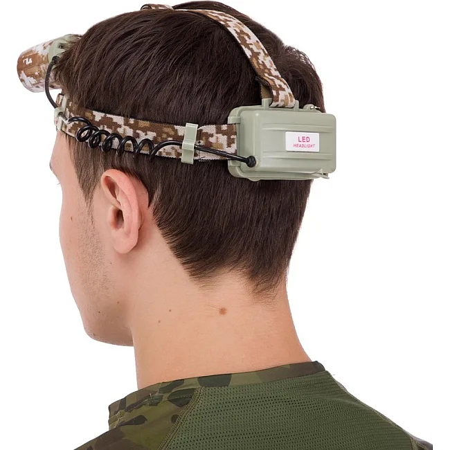 Налобный фонарик
 SP-SPORT
 SY-8065M (Камуфляж Marpat)