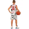 Детская баскетбольная форма
 NBA клуб Shuhoku 10 BA-6609 (Белый-красный)